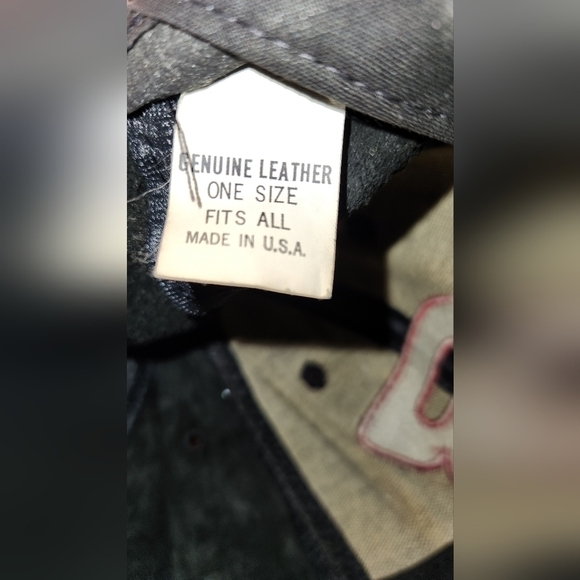 Vintage Dale Earnhardt Sr 100% LEATHER Trucker hat osfm - Picture 3 of 4